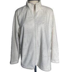 NWT NORTH RIVER OUTFITTERS Ivory Fleece Jacket sz L
